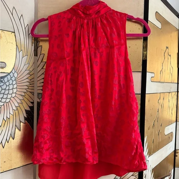 White House Black Market Red top. - Picture 1 of 5